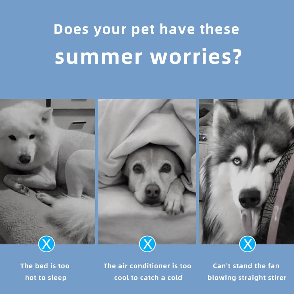 Qpets 50*40CM Summer Dog Cooling Mat Dog Bed Cat Bed Puppy Bed Pet Cool Gel Sleeping Pad Cooling Mat Soft Dog Cooling Bed for Dog & Cat Waterproof Cooling Mat Qpets 50*40CM Summer Dog Cooling Mat Dog Bed Cat Bed Puppy Bed Pet Cool Gel Sleeping Pad Cooling Mat Soft Dog Cooling Bed for Dog & Cat Waterproof Cooling Mat